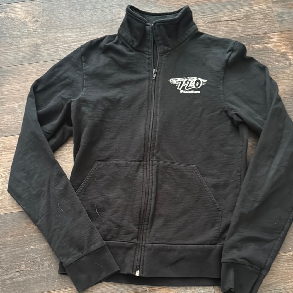Vintage 720 Records-five minute ride zip up sweatshirt